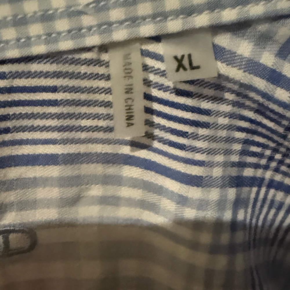 Tailorbyrd Blue Plaid Men's Casual Shirt - Picture 3 of 6